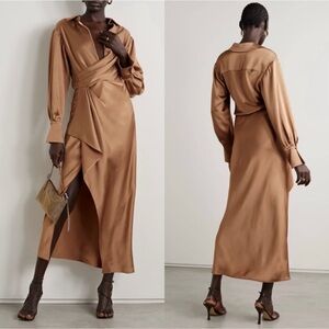 Jonathan Simkhai Tan Long Sleeve Dress